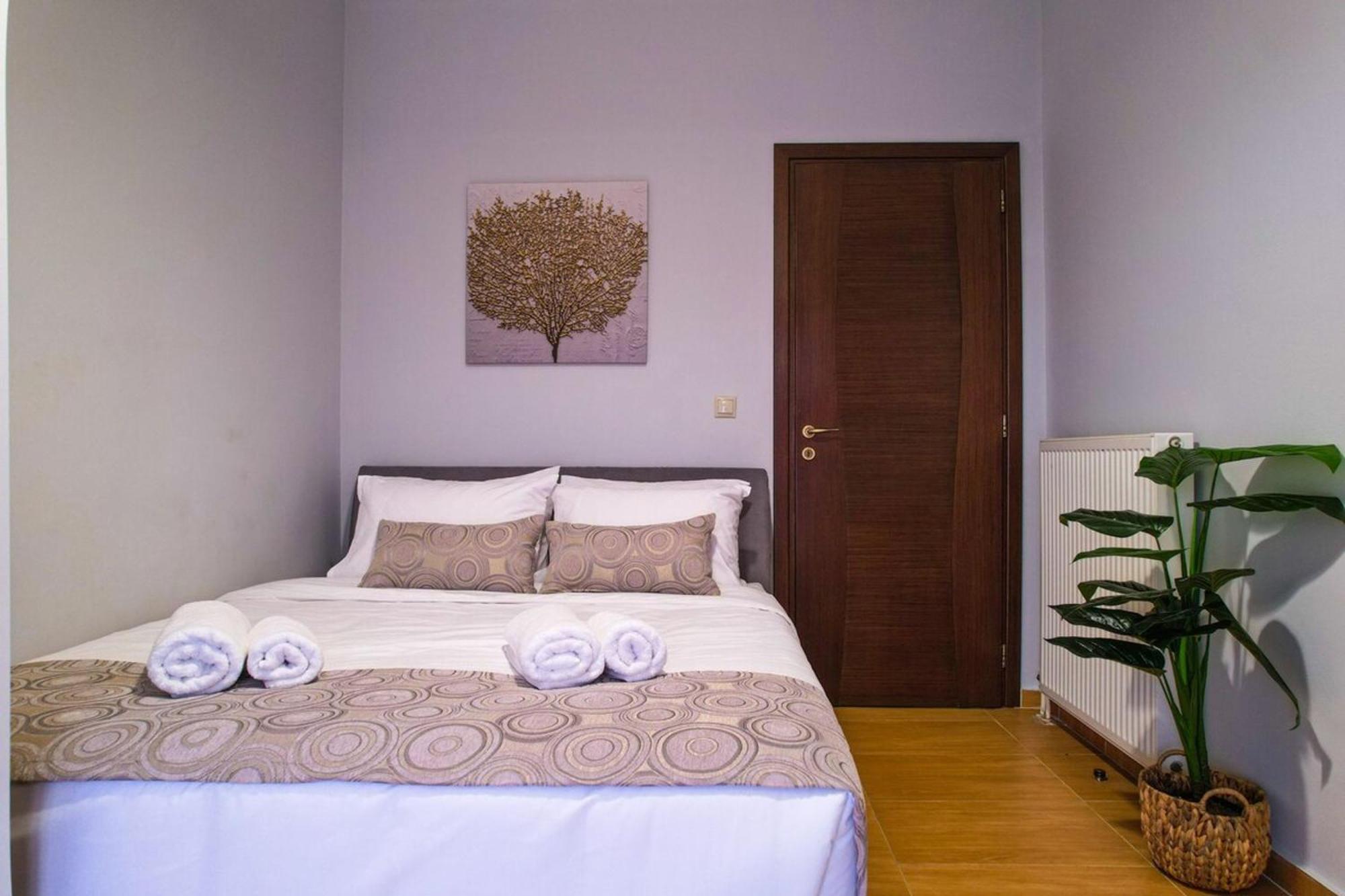 Villa Aitheras With Sea Views And Garden Sternai Bagian luar foto