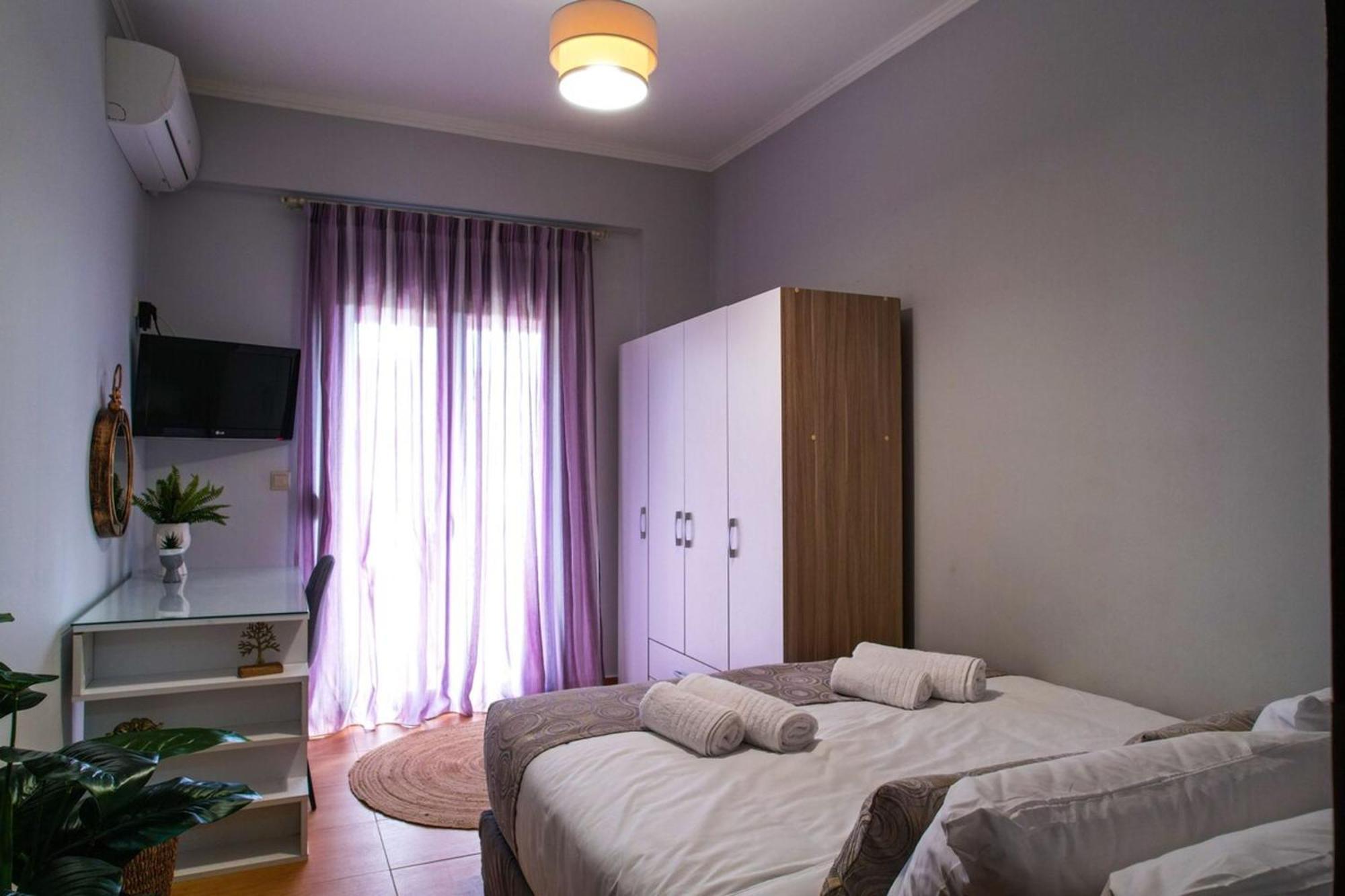 Villa Aitheras With Sea Views And Garden Sternai Bagian luar foto