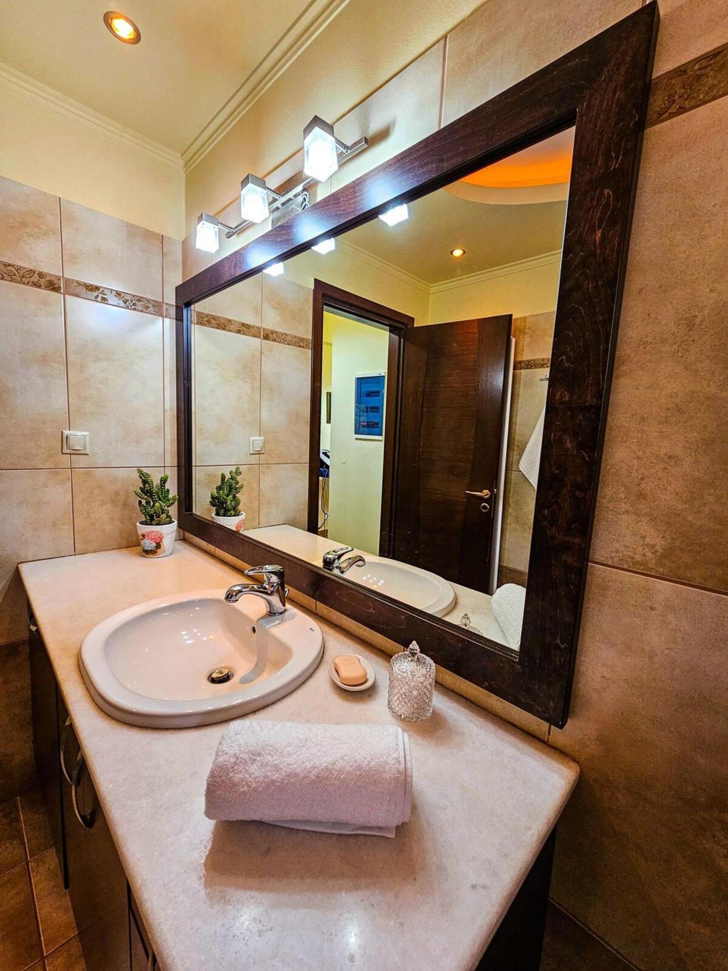 Villa Aitheras With Sea Views And Garden Sternai Bagian luar foto